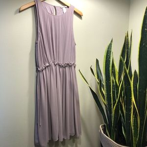 H+M Lavendar Chiffon Dress